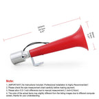 Car Air Horn Rustproof 450Hz 120dB Iron/plastic Truck Whistle Horn for 12V 24V Boat Yacht RV Motocycle Car Whistle Horn