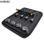 Hirisi LED Carp Fishing Swingers Drop Off Indicator 4 Color In Zipped Case Carp Fishing Equipment B2022