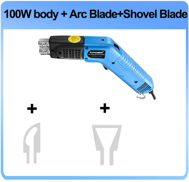 Air Cool Hot Knife Foam Cutter Tool Machine Slotting Groove Styrofoam Polystyrene Fabric Rope Cutter Electric Heating Hot Knife