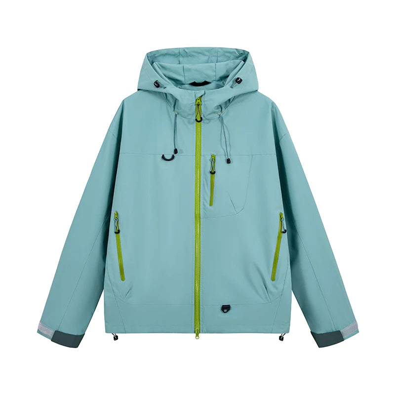 Unisex Hiking Jacket Waterproof Autumn Windbreaker Ourdoor Hooded Coats Women New Jacket Men Fishing Camping Climbing Coats