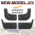 Mud Flaps for Tesla Model 3 Y 2026-2024 Mudguard Official Design Front Rear Wheel Fender Splash Guards Model3 ModelY Accessories