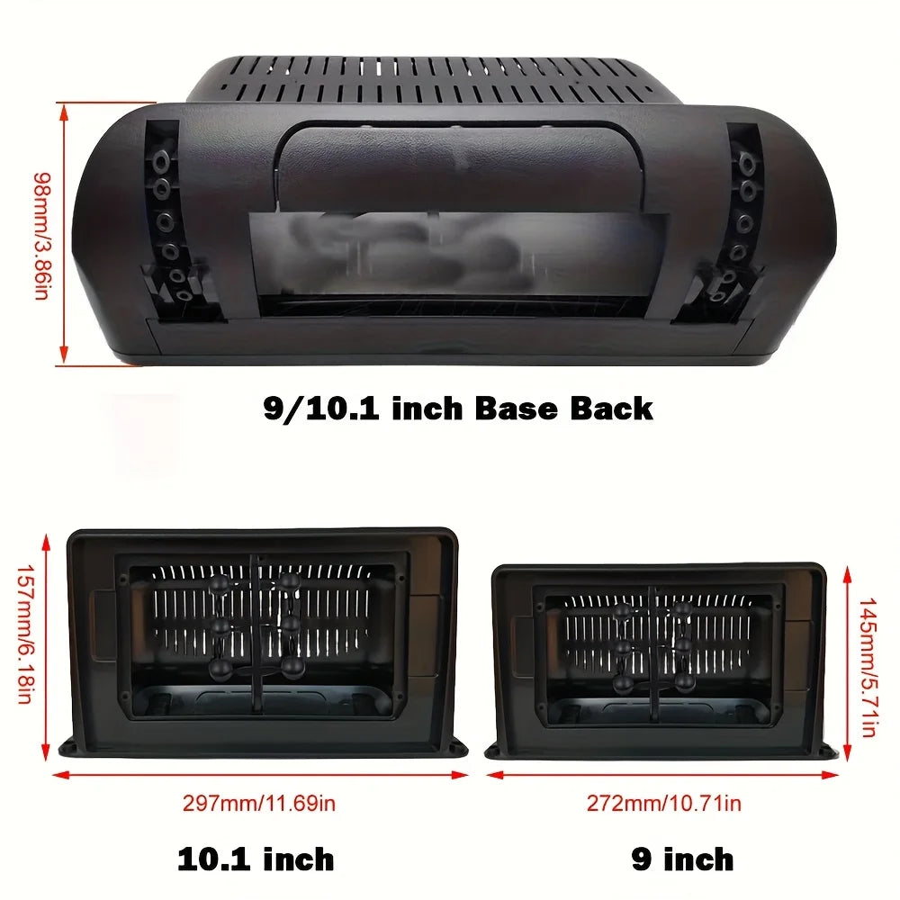 9“10” 12.3" Universal Android 2 Double Din Car Radio Fascia For old Car Truck Stereo Panel Dash Mounting Frame Trim Kit Face