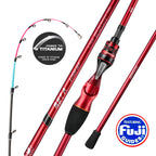 Sea Fishing Rod 175M MT Cuttlefish Rod Metal Tip Octopus Fishing rod with Fuji rings Hanchi Fishing rod light weight