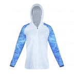 Men's Hooded Long Sleeve Fishing Shirt UV Protection Breathable Outdoor Top, Sizes S-5XL