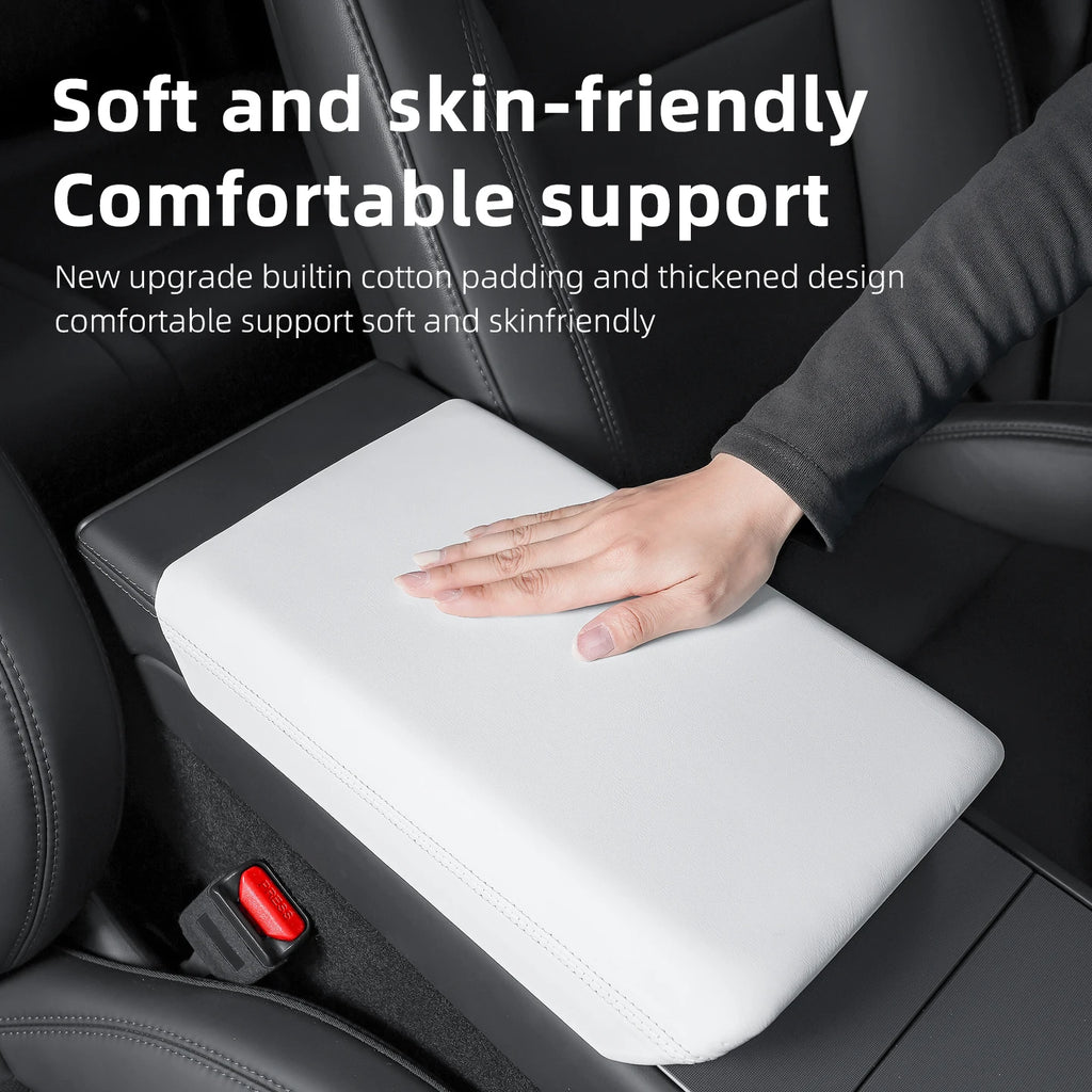 For Tesla Model 3 Highland Y Juniper Armrest Box Protect Cover Center Console Anti-Scratch 2026 2025 Car Accessories