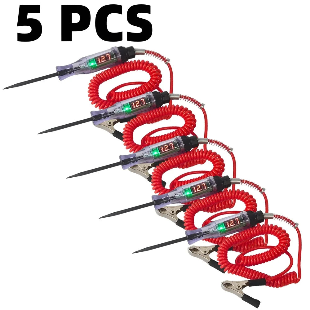 High Quality Auto Circuit Tester Truck Voltage Tester Circuit DC 6V 12V 24V Auto Diagnostic Probe Test Pen Car Tools