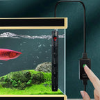 Aquarium Submersible Heater Fish Tank Water Heating Rod Constant Aquarium Thermostat Temperature Control 220V 50-500w EU Adapter