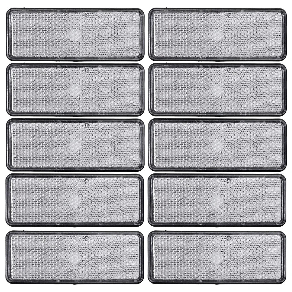 Electric Scooter Rear Reflector Night Safety Warning Plate Waterproof High Bright Universal Motorcycle Car Truck Trailer Parts