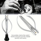Watch Hand Needle Remover Presser Portable Wristwatch Plunger Puller Accurate Parts Watchmaker Repair Fittings Tools Red Machine