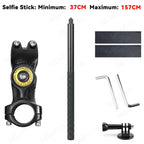 Motorcycle Bicycle Selfie Stick Monopod Mount Handlebar Bracket for Insta360 X5 X3 X4 GoPro Hero 13 12 11 10 9 8 DJI Accessories
