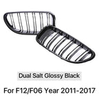 BMW 6 Series F12 F13 F06 2011-2017 Lower Grille Mesh Cover Chrome Black M6 Style