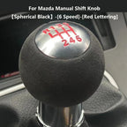 Brand New Suede 5 Speed 6 Speed Manual Shift Knob For Mazda 6 Atenza For Mazda 3 Axela Mazda 8 5 CX-5 CX-4 MX-5 MX5