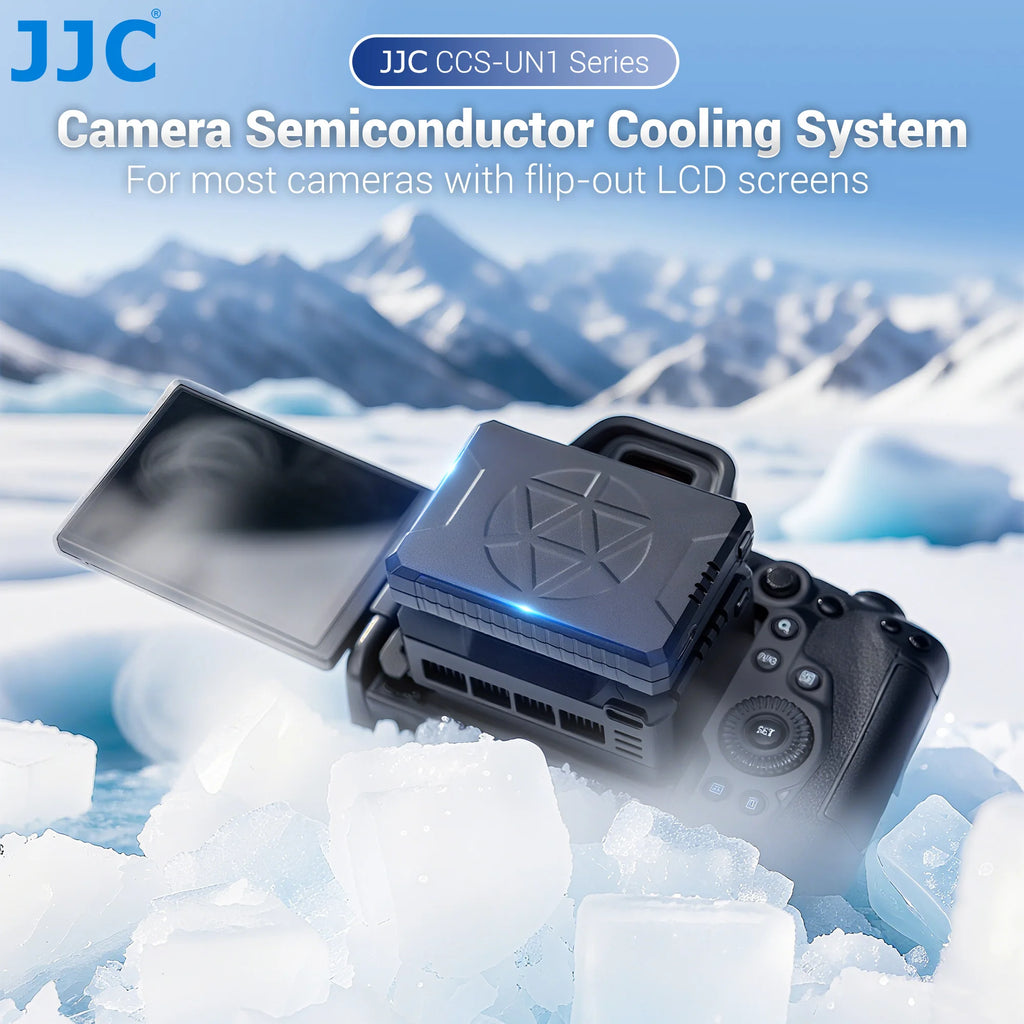 JJC Camera Semiconductor Cooling System Cooling Fan Auto Temp Control Cooling for Video Recording Sony A7 V A7V A7M5 ZV-1 A6700