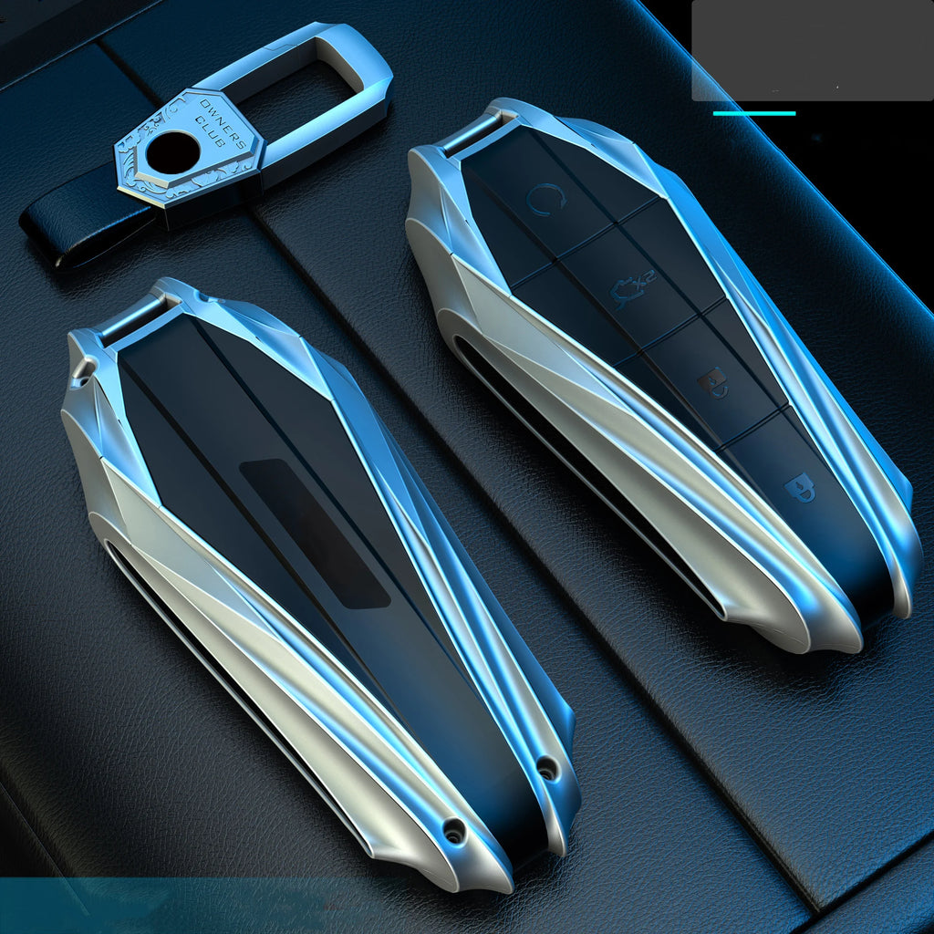 Car Zinc Alloy Key Case For BYD Atto 3 Han EV Dolphin Durable Second Song Pro Tang Dm QIn PLUS MAX Yuan Key Holder Cover Chain