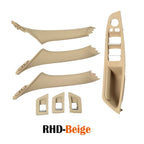LHD RHD Beige Black Brown Oyster Car Interior Door Armrest Inside Pull Handle Set For BMW 5 Series F10 F11 523i 525i 528i 530i