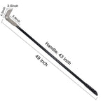 SHANGPEIXUAN Professional Pizza Oven Copper Brush Scraper Household Grill Brass Cleaning Brush with 21 inch Aluminium Handle