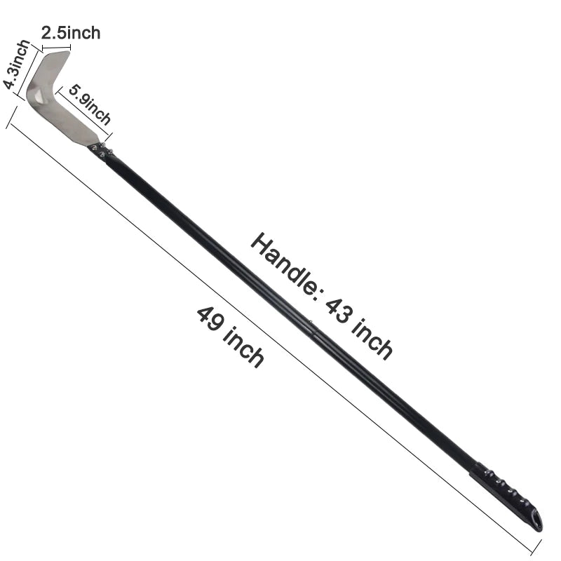 SHANGPEIXUAN Professional Pizza Oven Copper Brush Scraper Household Grill Brass Cleaning Brush with 21 inch Aluminium Handle