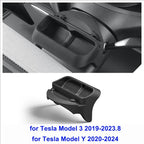 For New Tesla Model Y Juniper 2025 Model 3+ Highland 2024 Steering Wheel Silicone SunGlasses Case Mobile Phone Holder Storage