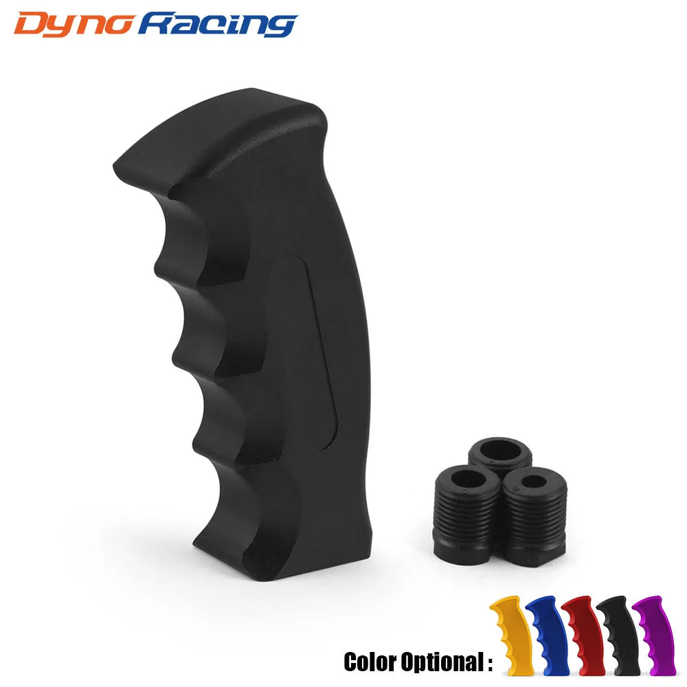 Racing Car Gear Shift Knob Shifter Kit Aluminum Bending handle Shift Head With 8,10,12MM Adapters For Manual Transmission