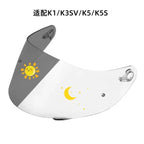 For AGV K5 K5S K5-S K3SV K1 K1S Compact ST Motorcycle Helmet Visor Lens Shield Glasses Full face Pin Accesorios Para Moto Casque