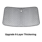 Tesla Model 3 Front Windshield Sunshade 6-Layer Upgraded Y S X Sunshade Automatic Block Summer Sunscreen Heat Shield Cover