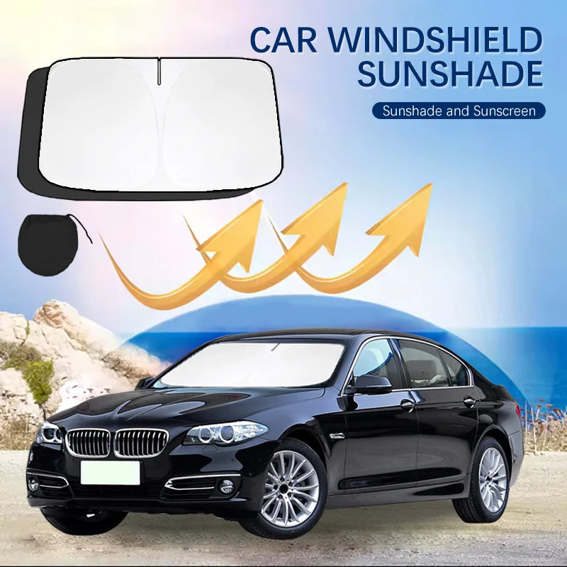 Car Windshield Sun Shade Covers for Front Window Sunscreen UV Parasol For BMW 5 Series F10 F11 F18 G31 Summer Car Accessories