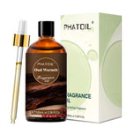 PHATOIL 100ml Oud Warmth Fragrance Oil For Diffuser Aromatherapy White Santa Teakwood Vanilla Amber Japanese Magnolia Aroma Oils
