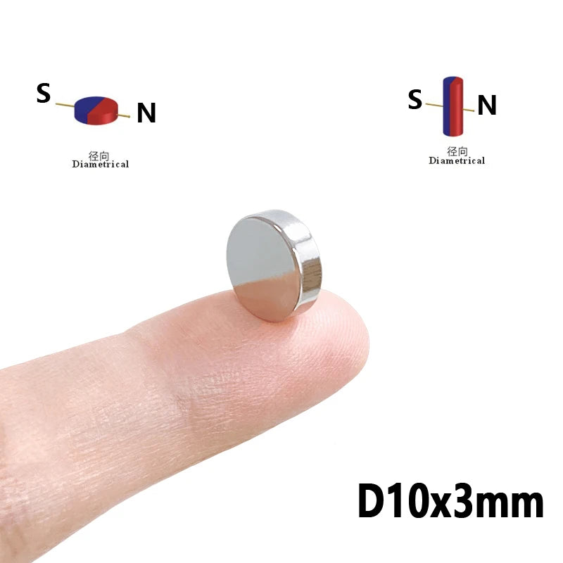 50PCS/LOT magnet Magnetic 6x2 6x2.5 2x1 4x2 4x3 5x2 5x3 8x2 10x3 6x3 mm encoder AS5600 AS5040 AS5045 AS5047 AS5048 AS5145 AS5147