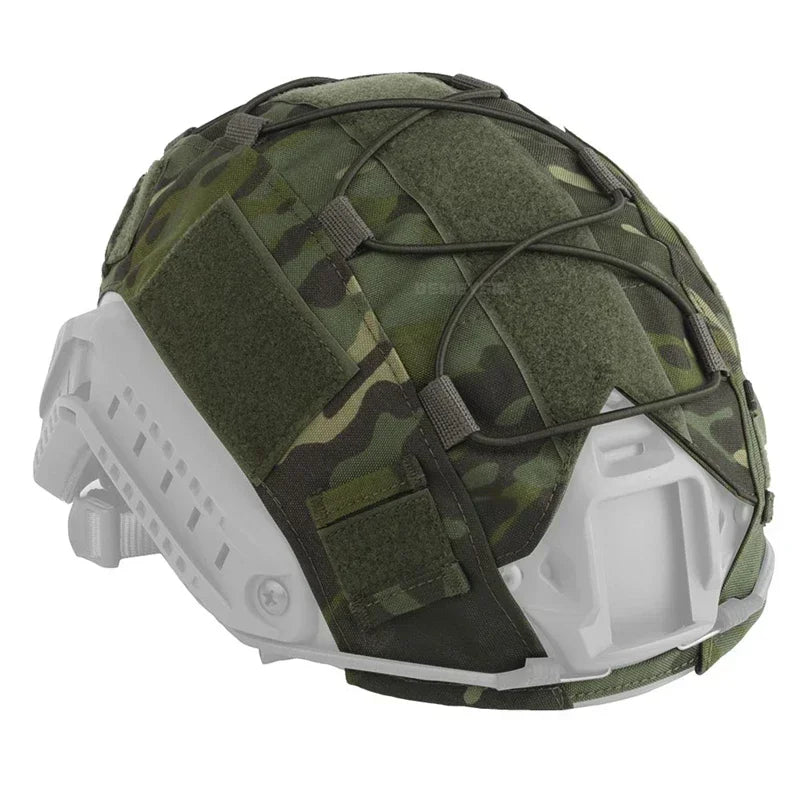 FAST Tactical Helmet Cover Lightweight Outdoor Hunting Shooting Wargame Helmets Cloth Camouflage Paintball Helmet Cover