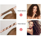 Mini Hair Curling Iron 9mm Curler Wand Professional Curly Tongs Ceramic Electric Salon Styling Tool Small Crimping Iron