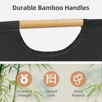 Extra-Large Laundry Hamper with Handles Freestanding Tall Dirty Clothes Basket for Bedroom Bathroom Dorm Laundry Baskets