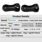 ELITA ONE carbon fiber stem MTB/road bike ultra-light full carbon stem stainless steel screw