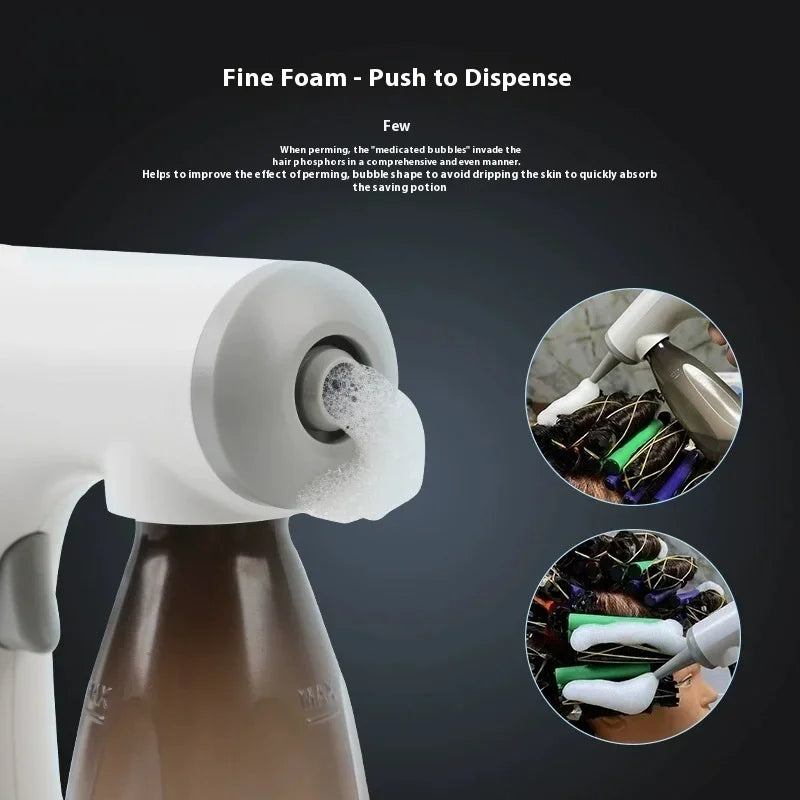Electric Perm Foam Bubble Device Cold Hot Perm Hairdressing Styling Tool Hairdresser Salon Rechargable Perming Foaming Machine