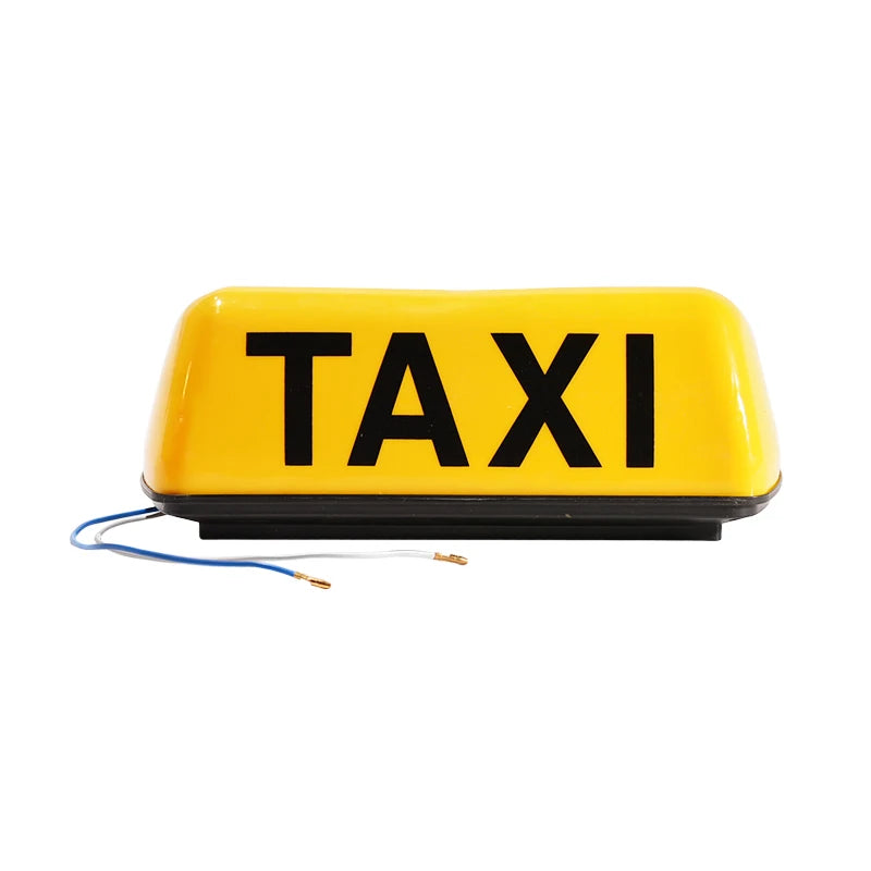 12V DC Taxi light Suction Magnet Roof Waterproof Top Sign Magnetic imeter Cab Lamp Light Signal Lamp Roof Top Sign Light TAXI