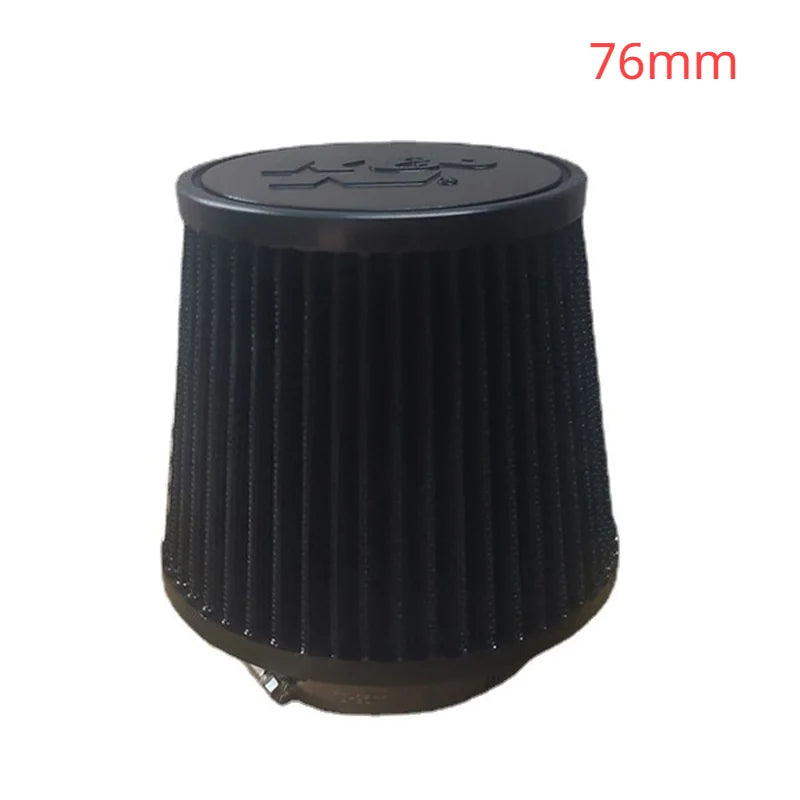 2.5 3 3.5 4 Inch Car Intake Air Filter for K＆N 14084-2 Universal High Flow Cone 102 89 76 70 63.5 60mm KN Tapered Mushroom Head