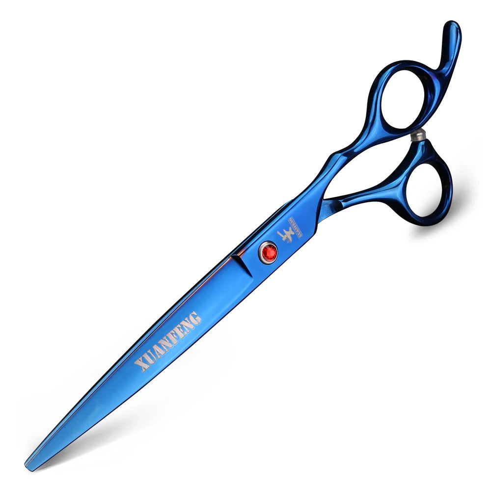 7-inch hair scissors 6cr13 steel hairdresser cutting scissors and thinning scissors or pet scissors
