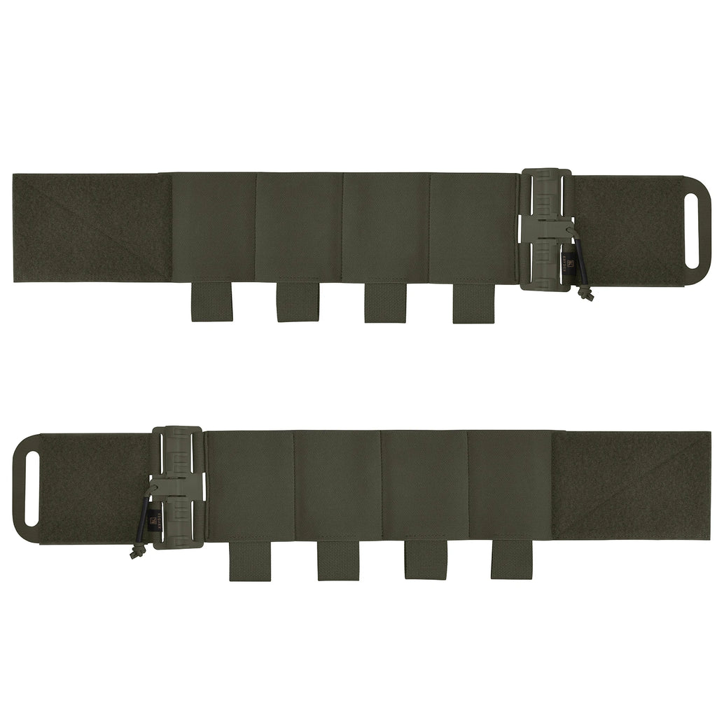 KRYDEX Tactical Elastic Cummerbund Quick Release Strap w/ 8 Mag Pouches, Black/Camo/Coyote/RG