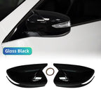 Side Wing Rearview Mirror Cover For Nissan Altima 2013-2018 Sentra/Sylphy Maxima Glossy Black Cap Sticker Trim Mirror Shell