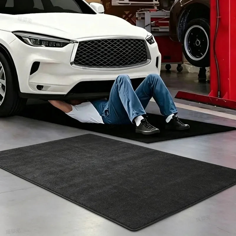 Car Repair Mat Felt Floor Mat Car Repair Pad Mat Garage Water-absorbent and Oil-proof Anti-slip Anti-spill Oil Mat Car Trunk Mat