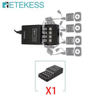 Retekess T130S Tour Guide System Audio Guide, 2nd Gen T130 Mic Long Standby Transmitter Receivers Radio Guide For Tour Training