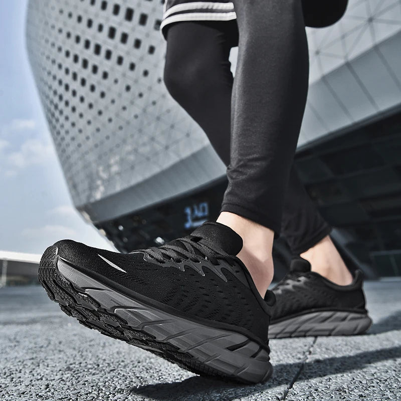 Leisure running shoesbreathable summer running shoesmen's lightweight fitness shoesoutdoor men's cushioned sports shoes