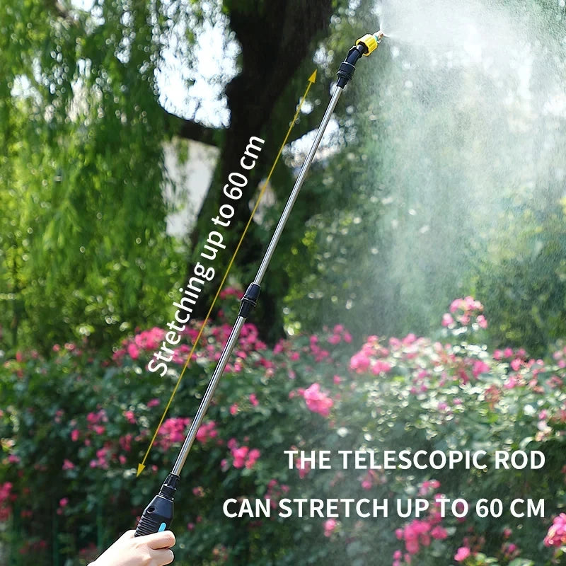 Automatic garden watering spray gun electric sprayer nozzle with hose 2m/3m/5m