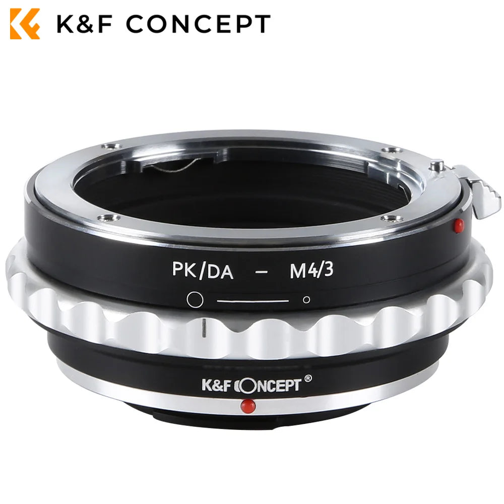 K&F CONCEPT PK/DA-M4/3 Lens Mount Adapter Ring for Pentax PK DA Mount Lens to M4/3 Micro Four Thirds MFT Mount DSLR Cameras Body