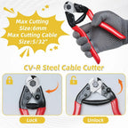 1pcs/1set Stainless Steel Wire Cutter Bike Brake and Shifter Derailleur Cable Housing Kitfor Mountain Road Bike Repair Tool Set