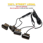 18LED Front Grille Light Universal model Car Daytime Running Light Wheel Eyebrow Lamp For Pickup Offroad 12V