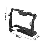 For Sony A7M4 M3 R3R2 R5 A7IV/III/A1Camera  Cage rig With Arca Swiss Slot 1/4" 3/8" Screw For Support Horizontal Vertical Shoot