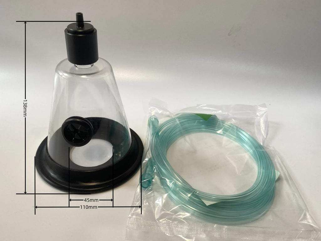 Pet dog oxygen mask, cat dog oxygen inhalation, pet nebulization experiment, animal oxygen inhalation clinic, first aid