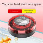 ZYfeedr Automatic Fish Feeder Aquarium Automatic Food Dispenser USB Rechargeable Auto Fish Food Dispenser with Timer LCD Display