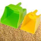Thickened Plastic Feed Scoop Durable Livestock Feeding Tool Flat Bottom Food Shovel For Sheep Cow Pig Scoop Poultry