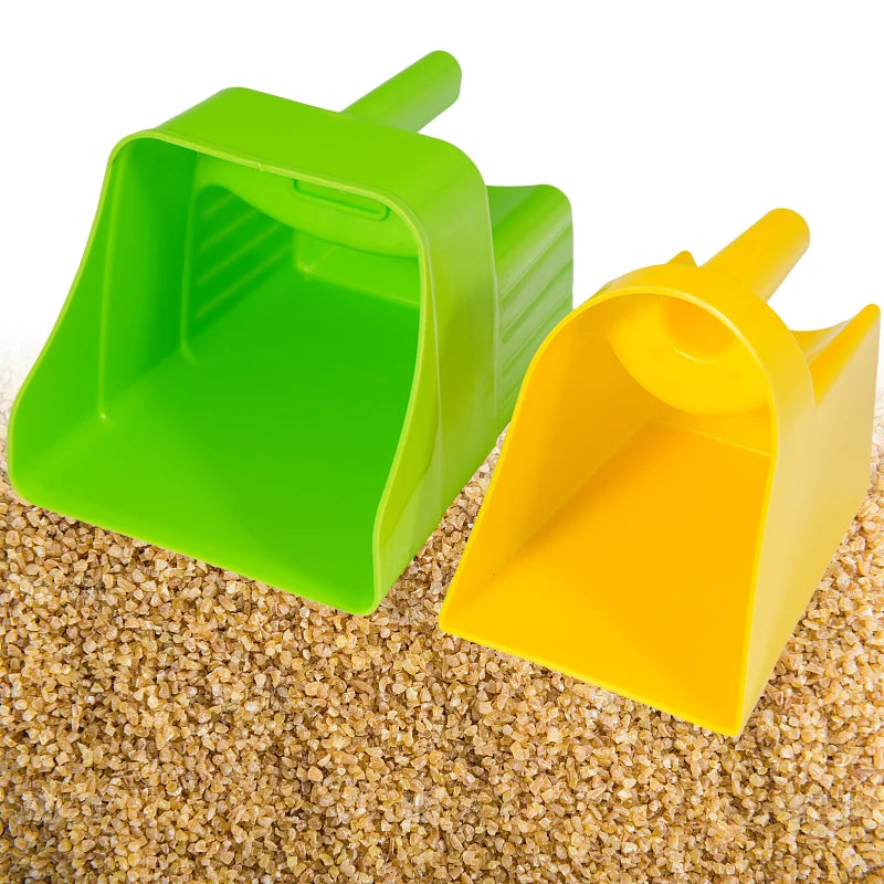Thickened Plastic Feed Scoop Durable Livestock Feeding Tool Flat Bottom Food Shovel For Sheep Cow Pig Scoop Poultry